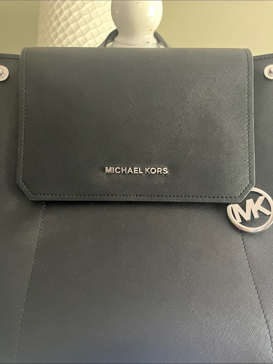Michael Kors Black 12” x 13” Backpack EUC main image 15